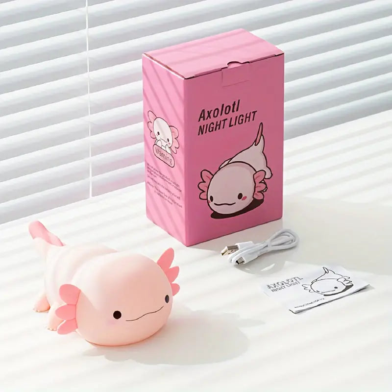 Cute Axolotl Night Light