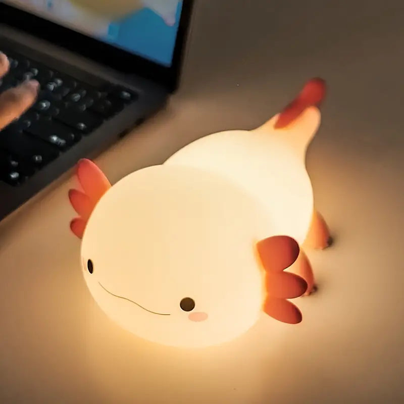 Cute Axolotl Night Light