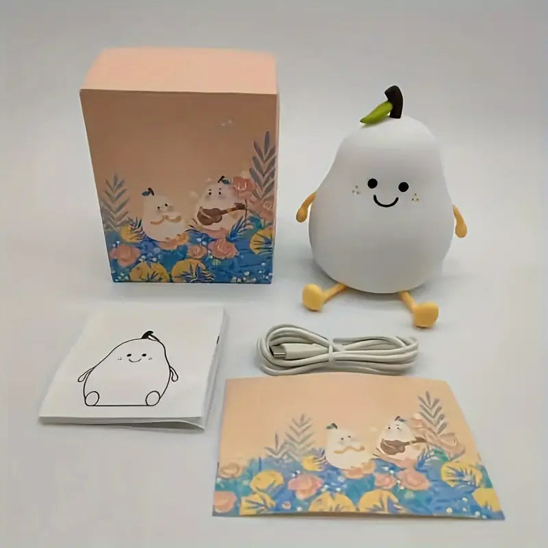 Cute Pear Night Light